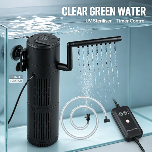 Internal fish tank filter - uv,